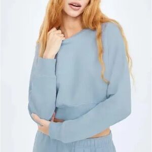 ♡ TNA Cozy Fleece Crop Sweatshirt